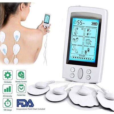 OEM Dispositivo De Electroestimulación Tens Electroestimulador Alivio Del Dolor Y Ems Electroestimulación Muscular - 16 Programas De Masaje OEM Dispositivo De Electroestimulación Tens Electroestimulador Alivio Del Dolor Y Ems Electroestimulación Muscular - 16 Programas De Masaje