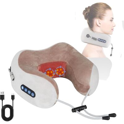 OEM Masajeador De Cuello Para Aliviar El Dolor, Masajeador De Espalda Y Cuello Con Calor, Artículos Esenciales De Viaje Para Aliviar El Dolor De Cuello Con Shiatsu, Almohada Cervical Eléctrica Inalámbrica OEM Masajeador De Cuello Para Aliviar El Dolor, Masajeador De Espalda Y Cuello Con Calor, Artículos Esenciales De Viaje Para Aliviar El Dolor De Cuello Con Shiatsu, Almohada Cervical Eléctrica Inalámbrica