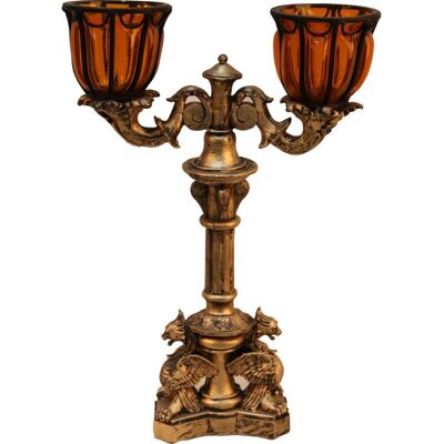 OEM Candelabro Doble Naranja OEM Candelabro Doble Naranja