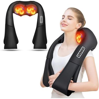 OEM Masajeador Cervical Eléctrico Con Calor Y Masaje Shiatsu Para Cuello, Hombros Y Espalda - Alivio De La Tensión Y Relajación - Ulisem OEM Masajeador Cervical Eléctrico Con Calor Y Masaje Shiatsu Para Cuello, Hombros Y Espalda - Alivio De La Tensión Y Relajación - Ulisem