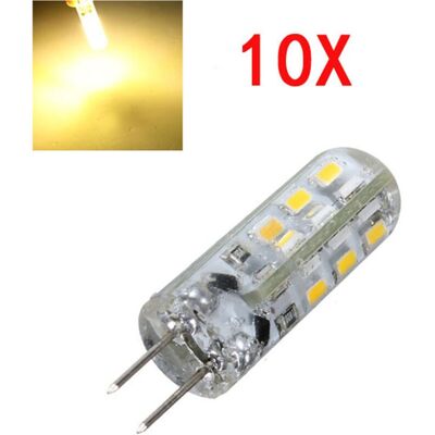 Trade Shop Traesio - Trade Shop - Bombillas Led G4 Smd 3014 Dc 12v Lámparas Super Brillantes Para Lámparas De Araña - -3 Vatios - Trade Shop Traesio - Trade Shop - Bombillas Led G4 Smd 3014 Dc 12v Lámparas Super Brillantes Para Lámparas De Araña - -3 Vatios -