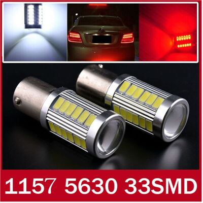 Trade Shop Traesio - Trade Shop - 2 Bombillas Luz De Posición Luces Traseras Stop Bay15d 33 Led Smd 12 - 24 Voltios - Trade Shop Traesio - Trade Shop - 2 Bombillas Luz De Posición Luces Traseras Stop Bay15d 33 Led Smd 12 - 24 Voltios -