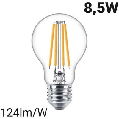 Lámpara Philips Led Filament Bulb 8.5 W 2700 K Lámpara Philips Led Filament Bulb 8.5 W 2700 K