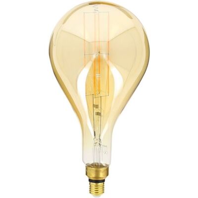 Bombilla LED Gota Ámbar Xanlite - Decorativa, 8W, 800 lúmenes, Blanco cálido, E27, XXL Bombilla LED Gota Ámbar Xanlite - Decorativa, 8W, 800 lúmenes, Blanco cálido, E27, XXL