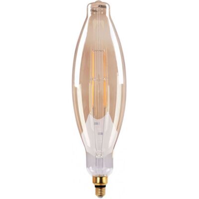 Fabrilamp - Bombilla Filamento Vela 43x12d 8w 640lm E27 Ambar Ambar 3000k Fabrilamp - Bombilla Filamento Vela 43x12d 8w 640lm E27 Ambar Ambar 3000k