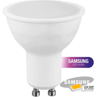 ALFA Bombilla Led Samsung Dicróica 120º Gu10 5w Fría Matel ALFA Bombilla Led Samsung Dicróica 120º Gu10 5w Fría Matel