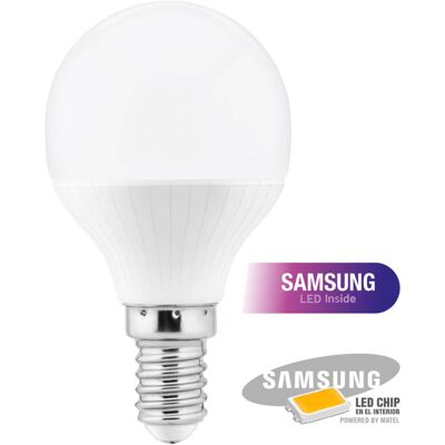 ALFA Bombilla Led Samsung Esférica E14 5w Neutra Matel ALFA Bombilla Led Samsung Esférica E14 5w Neutra Matel