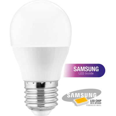 Alfa - Bombilla Led Samsung Esférica E27 8w Neutra Matel Alfa - Bombilla Led Samsung Esférica E27 8w Neutra Matel