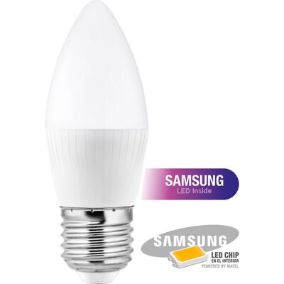 ALFA Bombilla Led Samsung Vela E27 5w Fría Matel ALFA Bombilla Led Samsung Vela E27 5w Fría Matel