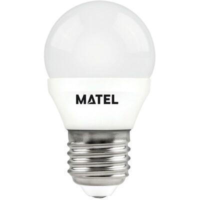 Alfa - Bombilla Led Esférica 3 Unidades E27 5w Neutra Matel Alfa - Bombilla Led Esférica 3 Unidades E27 5w Neutra Matel