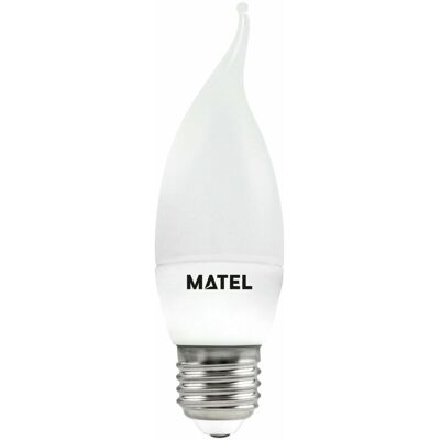 ALFA Bombilla Led Vela Llama E27 8w Cálida Matel ALFA Bombilla Led Vela Llama E27 8w Cálida Matel