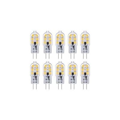 GUAZHUNIFR Minkurow G4 Bombilla Led 12v 2w Blanco Frío 6000k, 200lm, Bi-pin G4 Equivalente A Halógeno 10w 20w, Lámpara Led G4 12v Ac/dc Para Camper Van/cocina Campana, No Regulable, Paquete De 10 GUAZHUNIFR Minkurow G4 Bombilla Led 12v 2w Blanco Frío 6000k, 200lm, Bi-pin G4 Equivalente A Halógeno 10w 20w, Lámpara Led G4 12v Ac/dc Para Camper Van/cocina Campana, No Regulable, Paquete De 10
