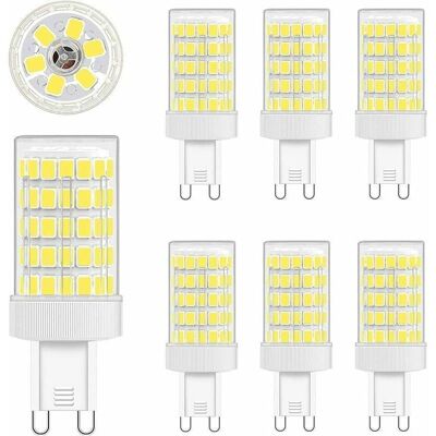 ABC Bombilla Led G9 Blanco Frío, 10 W Bombilla Led G9 6000 K Equivalencia Incandescente 80 W Luz 900 Lm G9 Lámpara Led Ac 220 V Brillante Ángulo De Haz Amplio De 360º 862835 Smd No Regulable Paquete De 6 ABC Bombilla Led G9 Blanco Frío, 10 W Bombilla Led G9 6000 K Equivalencia Incandescente 80 W Luz 900 Lm G9 Lámpara Led Ac 220 V Brillante Ángulo De Haz Amplio De 360º 862835 Smd No Regulable Paquete De 6