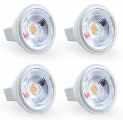 SONIATKIA Bombilla Led Mr11 Gu4 De 3 W, Blanco Cálido, 3000 K, Ca/cc, 12 V (equivalente A Bombilla Halógena De 35 W, 4 Unidades) SONIATKIA Bombilla Led Mr11 Gu4 De 3 W, Blanco Cálido, 3000 K, Ca/cc, 12 V (equivalente A Bombilla Halógena De 35 W, 4 Unidades)