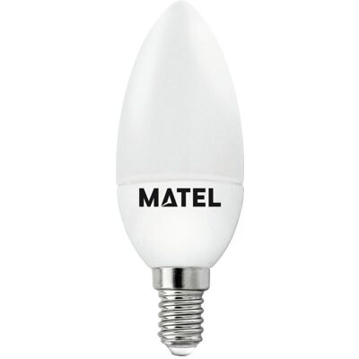Bombilla Led Vela 3 Unidades E14 7w Neutra Matel Bombilla Led Vela 3 Unidades E14 7w Neutra Matel