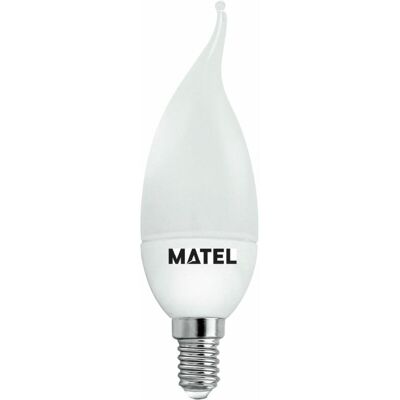 ALFA Bombilla Led Vela Llama E14 8w Neutra Matel ALFA Bombilla Led Vela Llama E14 8w Neutra Matel