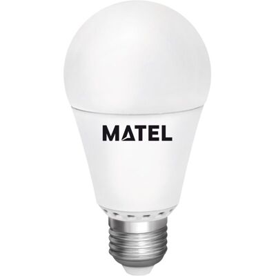 Alfa - Bombilla Led Estándar Regulable E27 12w Cálida Matel Alfa - Bombilla Led Estándar Regulable E27 12w Cálida Matel