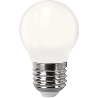 Matel - Bombilla Led Filamento Esférica Opalina E27 4w Fría Matel - Bombilla Led Filamento Esférica Opalina E27 4w Fría