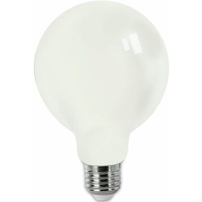 Matel - Bombilla Led Filamento Globo G80 Opalina E27 4w Fría Matel - Bombilla Led Filamento Globo G80 Opalina E27 4w Fría