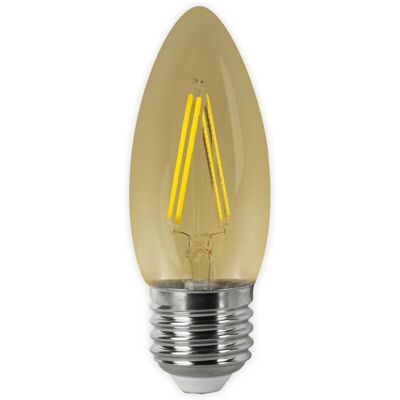 Bombilla Led Filamento Vintage Vela E27 4w Matel Bombilla Led Filamento Vintage Vela E27 4w Matel