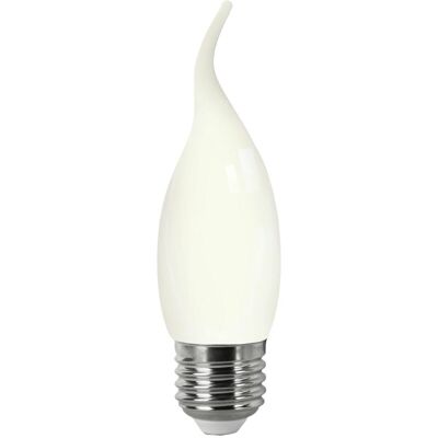 Bombilla Led Filamento Vela Llama Opal E27 4w Cálida Matel Bombilla Led Filamento Vela Llama Opal E27 4w Cálida Matel