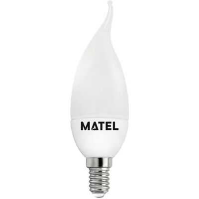 ALFA Bombilla Led Vela Llama E14 5w Cálida Matel ALFA Bombilla Led Vela Llama E14 5w Cálida Matel