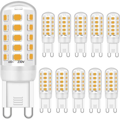 TRADE SHOP TRAESIO - Lampadina Faretto 3.5w Led 40 Smd 2835 G9 - Bianco Caldo 3200K - 220V - LED lamp TRADE SHOP TRAESIO - Lampadina Faretto 3.5w Led 40 Smd 2835 G9 - Bianco Caldo 3200K - 220V - LED lamp