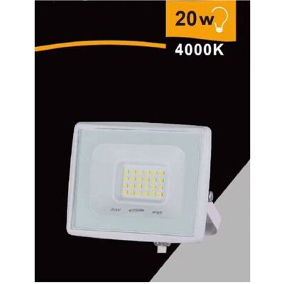 Trade Shop Traesio - Trade Shop - Faretto Led Faro 20 W 1800 Lm Ip65 Bianco Luce Calda Naturale Fredda Ek02-20w-b - Trade Shop Traesio - Trade Shop - Faretto Led Faro 20 W 1800 Lm Ip65 Bianco Luce Calda Naturale Fredda Ek02-20w-b -