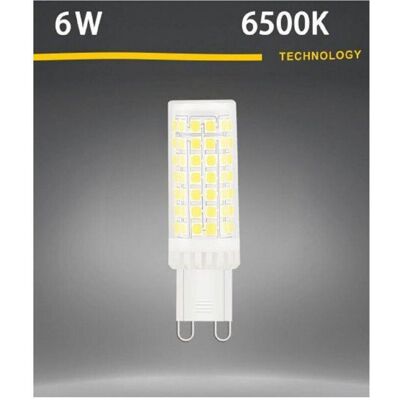 TRADE SHOP TRAESIO - G9-6W Tubular LED - 650lm - 3000K - Lámpara LED TRADE SHOP TRAESIO - G9-6W Tubular LED - 650lm - 3000K - Lámpara LED