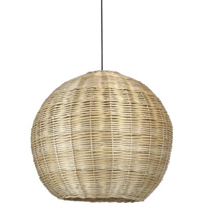 NOVOLUX Suspensión Natural Large E27 15w Mimbre Claro Negro NOVOLUX Suspensión Natural Large E27 15w Mimbre Claro Negro