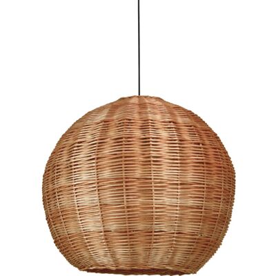 NOVOLUX Suspensión Natural Large E27 15w Mimbre Oscuro Negro NOVOLUX Suspensión Natural Large E27 15w Mimbre Oscuro Negro