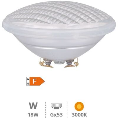 GSC Bombilla LED de piscina 18W G53 - Blanco cálido GSC Bombilla LED de piscina 18W G53 - Blanco cálido
