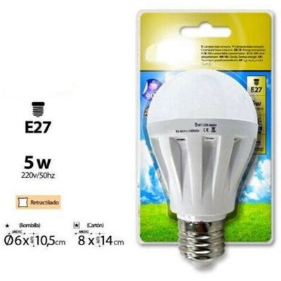Trade Shop Globo 5W E27 LED Bombilla - Luz Interior Trade Shop Globo 5W E27 LED Bombilla - Luz Interior