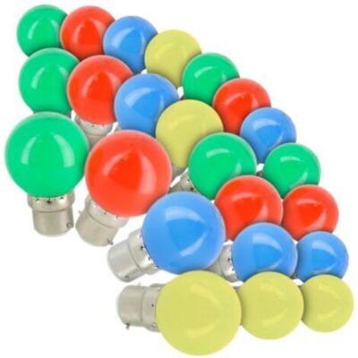 GOTRAYS Paquete De 24 Bombillas Led Equivalentes A B22 3w Para Iluminación Exterior GOTRAYS Paquete De 24 Bombillas Led Equivalentes A B22 3w Para Iluminación Exterior