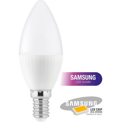 ALFA Bombilla Led Samsung Vela E14 5w Fría Matel ALFA Bombilla Led Samsung Vela E14 5w Fría Matel
