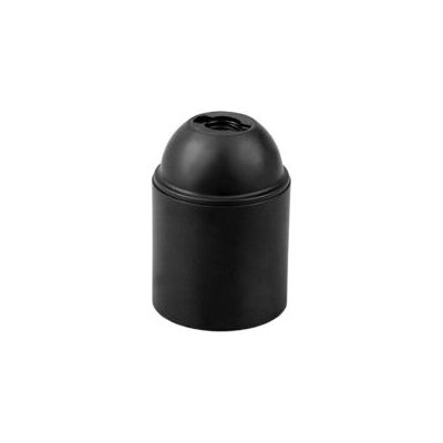 OEM Paquete De 10 Portalámparas E27 Negros, Base Lisa, Para Bombillas Expuestas Y Rosca E27 Gruesa - Crezuo OEM Paquete De 10 Portalámparas E27 Negros, Base Lisa, Para Bombillas Expuestas Y Rosca E27 Gruesa - Crezuo