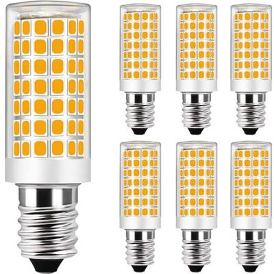 OEM Paquete De 6 Bombillas Led E14 De 9 W, Equivalentes A Bombillas Halógenas De 75 W - Blanco Cálido 3000 K - No Regulables - Ca 220-240 V OEM Paquete De 6 Bombillas Led E14 De 9 W, Equivalentes A Bombillas Halógenas De 75 W - Blanco Cálido 3000 K - No Regulables - Ca 220-240 V