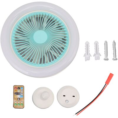 OEM Ventilador De Techo Led De 25 Cm (9,8 Pulgadas) Con Bombilla E27 De 36 W, Silencioso Y Regulable, Ideal Para La Habitación De Los Niños O El Dormitorio (86-265 V, Azul). OEM Ventilador De Techo Led De 25 Cm (9,8 Pulgadas) Con Bombilla E27 De 36 W, Silencioso Y Regulable, Ideal Para La Habitación De Los Niños O El Dormitorio (86-265 V, Azul).