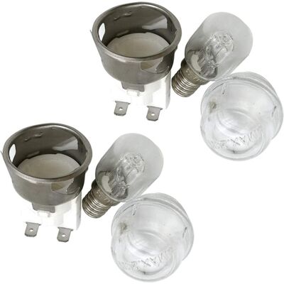 OEM Paquete De 4 Bombillas E14 Resistentes A Altas Temperaturas (300 °c, 250 V, 25 W) Para Horno, Portalámparas. OEM Paquete De 4 Bombillas E14 Resistentes A Altas Temperaturas (300 °c, 250 V, 25 W) Para Horno, Portalámparas.