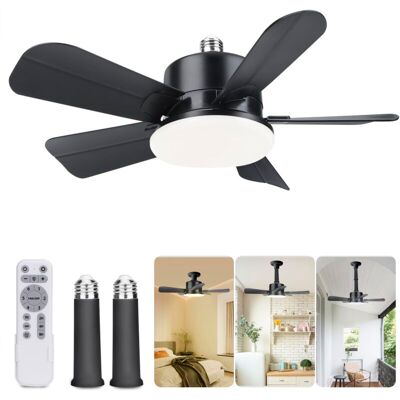 OEM Ventilador De Techo Con Control Remoto, 30 W, 3 Opciones De Temperatura De Color (3000 K-6500 K), Bombilla Led Ajustable De 6 Velocidades Con Función De Atenuación (casquillo E27/e26), Ventilador De T OEM Ventilador De Techo Con Control Remoto, 30 W, 3 Opciones De Temperatura De Color (3000 K-6500 K), Bombilla Led Ajustable De 6 Velocidades Con Función De Atenuación (casquillo E27/e26), Ventilador De T
