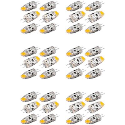 OEM 36 Bombillas Led G4 De 12 V Regulables, Led Cob G4 De 1,5 W Con Ángulo De Haz De 360° Para Reemplazar Lámparas Halógenas De 15 W (blanco Cálido). OEM 36 Bombillas Led G4 De 12 V Regulables, Led Cob G4 De 1,5 W Con Ángulo De Haz De 360° Para Reemplazar Lámparas Halógenas De 15 W (blanco Cálido).