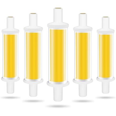 JUSCH Bombilla Led R7s De 78 Mm, 4,2 W, Equivalente A Una Lámpara Halógena De 50 W, Luz Blanca Fría De 6000 K, Tubo Led Cob R7s De 600 Lm, No Regulable, Ángulo De Haz De 360°, Sin Parpadeo. JUSCH Bombilla Led R7s De 78 Mm, 4,2 W, Equivalente A Una Lámpara Halógena De 50 W, Luz Blanca Fría De 6000 K, Tubo Led Cob R7s De 600 Lm, No Regulable, Ángulo De Haz De 360°, Sin Parpadeo.