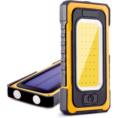 BARES Vtizikl Lampe Travail Led Rechargeable, Lampe Torche Baladeuse Cob, Aimantée Inspection Lumière Avec Crochet Charge Solaire Imperméable Usb Work Light Pour Atelier Secours Camping Peche Réparation Voi BARES Vtizikl Lampe Travail Led Rechargeable, Lampe Torche Baladeuse Cob, Aimantée Inspection Lumière Avec Crochet Charge Solaire Imperméable Usb Work Light Pour Atelier Secours Camping Peche Réparation Voi