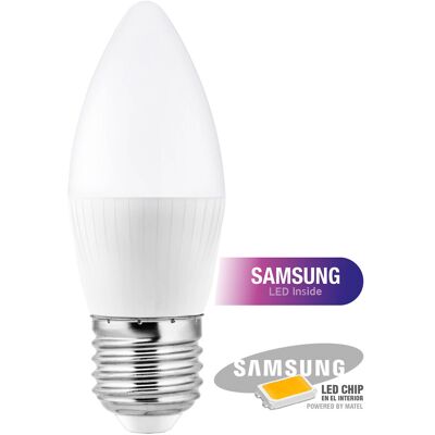 ALFA Bombilla Led Samsung Vela E27 8w Fría Matel ALFA Bombilla Led Samsung Vela E27 8w Fría Matel