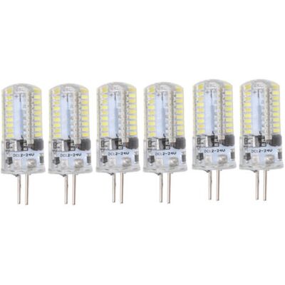 ULISEM Paquete De 6 Bombillas Led Gy6.35, 5w Ca 12v, Blanco Cálido 2700-3000k, Blanco Frío 6000-6500k, 500lm, 72 Led, Para Oficina En Casa, Blanco Puro ULISEM Paquete De 6 Bombillas Led Gy6.35, 5w Ca 12v, Blanco Cálido 2700-3000k, Blanco Frío 6000-6500k, 500lm, 72 Led, Para Oficina En Casa, Blanco Puro