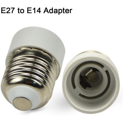 TRADE SHOP TRAESIO 10 Pcs. E27 A E14 Adaptador Portalámparas E14 A E27 /gu10/b22 -e27 A E14 - TRADE SHOP TRAESIO 10 Pcs. E27 A E14 Adaptador Portalámparas E14 A E27 /gu10/b22 -e27 A E14 -