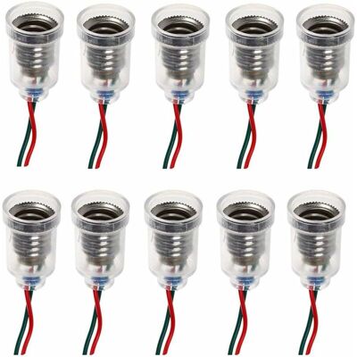 DPZO Bombillas Led E10, Base De Rosca, Bombillas Pequeñas Tipo Vela, Portalámparas Pequeño, Base De Portalámparas Con Cable, Casquillo Para Experimentos Domésticos, Pruebas De Circuitos Eléctricos, Accesor DPZO Bombillas Led E10, Base De Rosca, Bombillas Pequeñas Tipo Vela, Portalámparas Pequeño, Base De Portalámparas Con Cable, Casquillo Para Experimentos Domésticos, Pruebas De Circuitos Eléctricos, Accesor