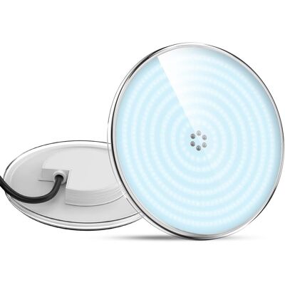 ZVD Foco Led Para Piscina Relleno De Resina, 35 W (lámpara Par56 Equivalente A Una Bombilla Halógena De 300 W), Ip68 A Prueba De Agua, Ángulo De Haz De 140°, 6000 K ZVD Foco Led Para Piscina Relleno De Resina, 35 W (lámpara Par56 Equivalente A Una Bombilla Halógena De 300 W), Ip68 A Prueba De Agua, Ángulo De Haz De 140°, 6000 K