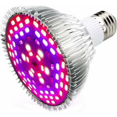 OEM Bombilla Led De 50 W Y 78 Led Para Cultivo, Casquillo E27, Con 7 Longitudes De Onda, Ca 85-265 V, Para Plantas De Interior, Invernadero, Jardín, Flores Y Hortalizas - Crezuo OEM Bombilla Led De 50 W Y 78 Led Para Cultivo, Casquillo E27, Con 7 Longitudes De Onda, Ca 85-265 V, Para Plantas De Interior, Invernadero, Jardín, Flores Y Hortalizas - Crezuo