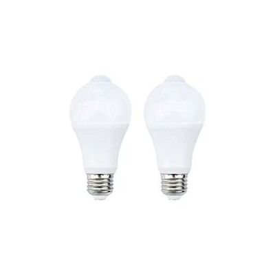 OEM Bombilla Led Infrarroja Pir De 12 W E27 Con Sensor De Movimiento On/off, A60 220 V 700 Lm, Equivalente A Una Halógena De 70 W, Para Escaleras, Pasillos Y Garajes (paquete De 2, Blanco Cálido 2700 K) - OEM Bombilla Led Infrarroja Pir De 12 W E27 Con Sensor De Movimiento On/off, A60 220 V 700 Lm, Equivalente A Una Halógena De 70 W, Para Escaleras, Pasillos Y Garajes (paquete De 2, Blanco Cálido 2700 K) -
